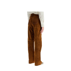 Golden Goose suede leather pants for men