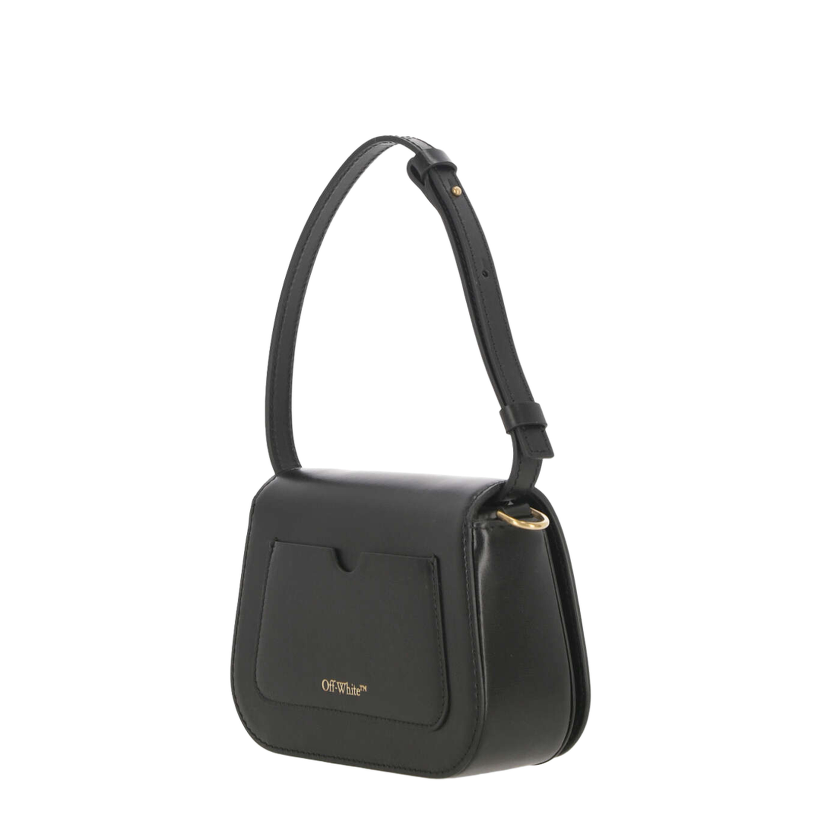 Skeleton Binder Leather Shoulder Bag