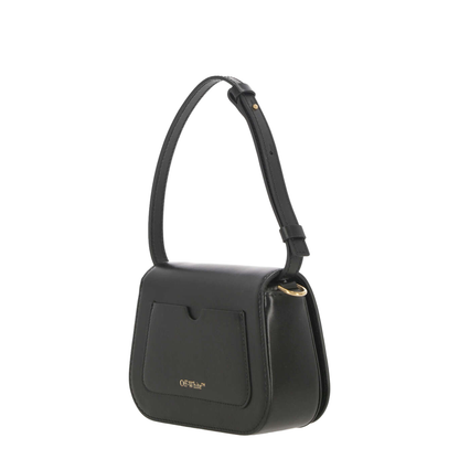 Skeleton Binder Leather Shoulder Bag