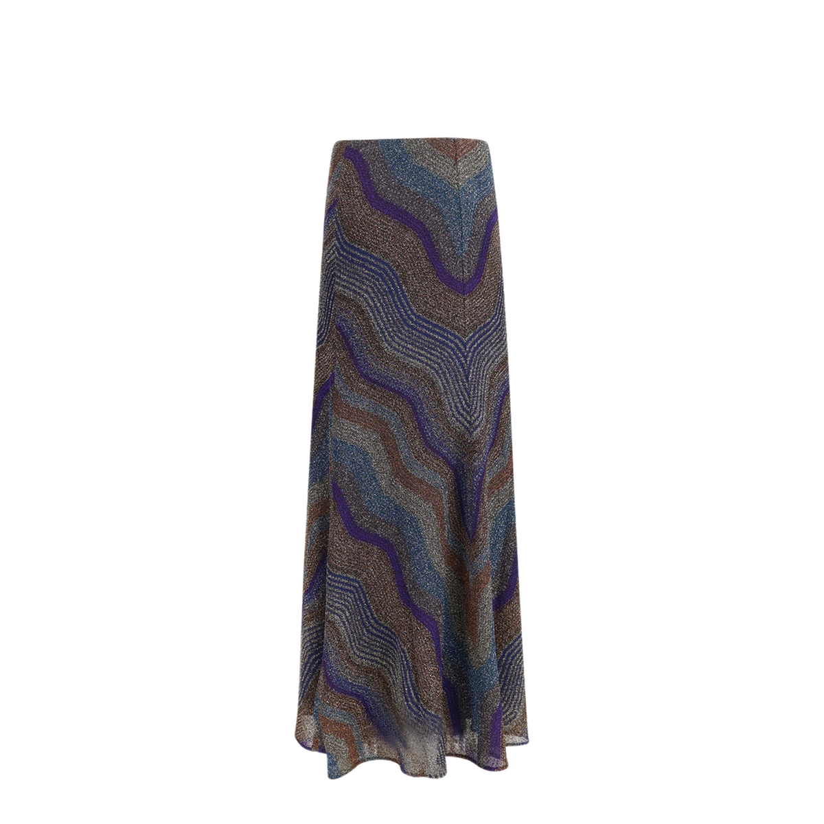 MAYFEYR - Missoni - Sequined Chevron Lam Viscose Long Skirt - DS26WH0NBR016AS72SW