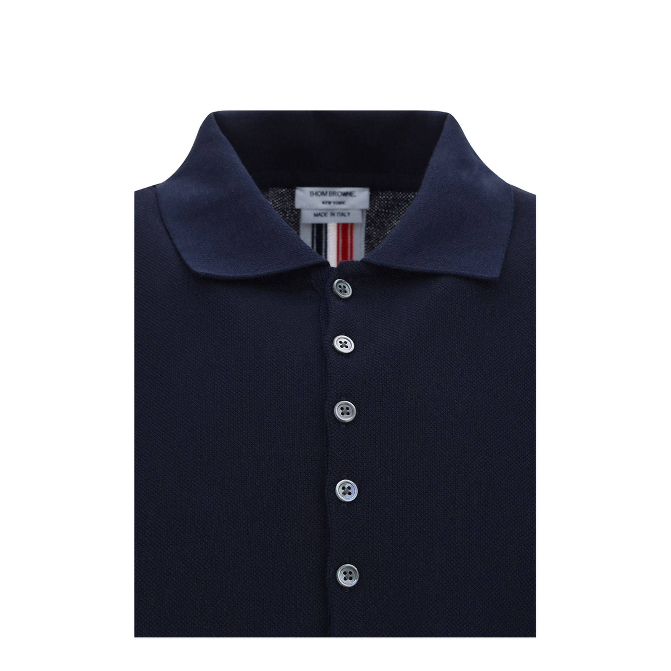 MAYFEYR - Thom Browne - Short Sleeve Polo - MJP042A00050