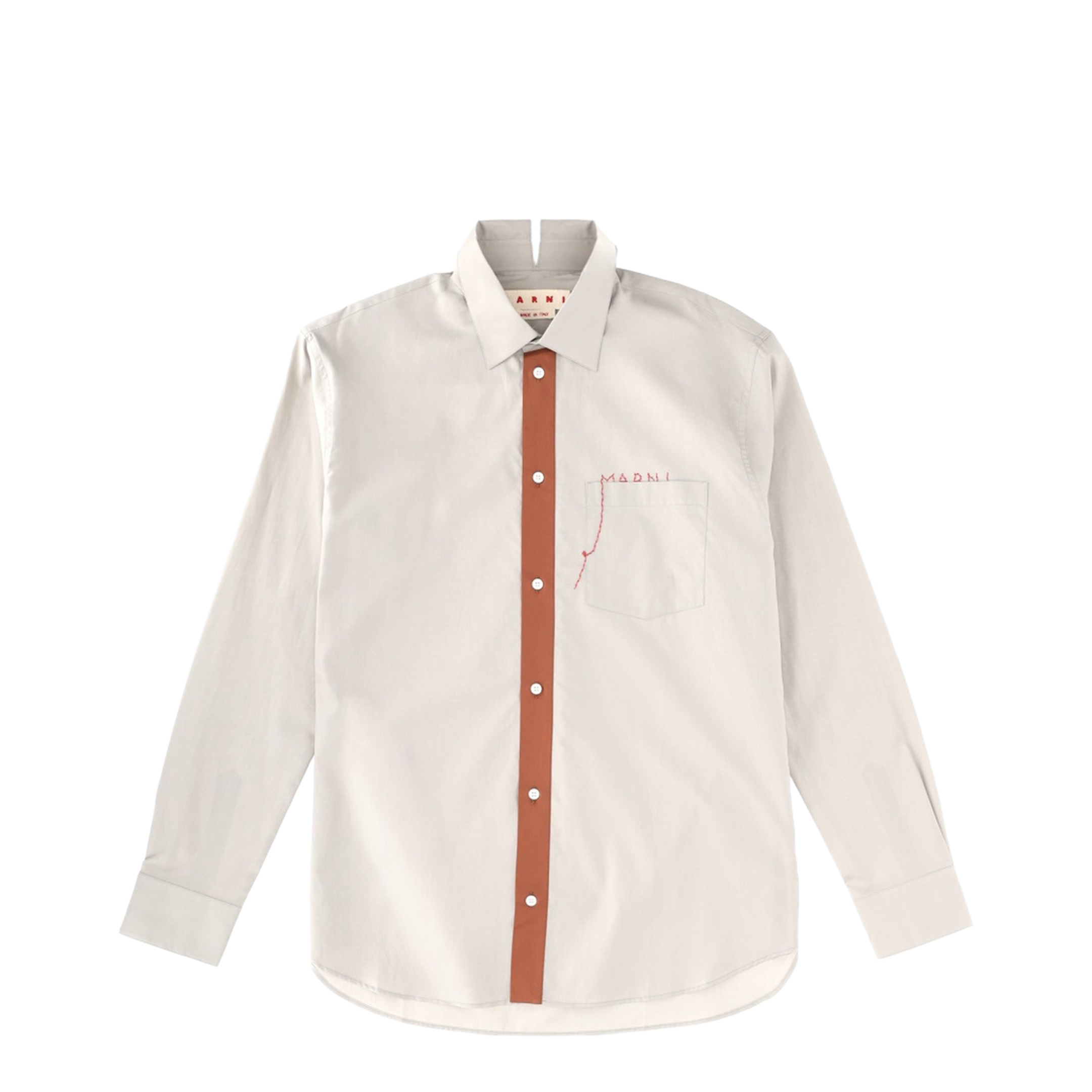 Shirt with Embroidered Logo