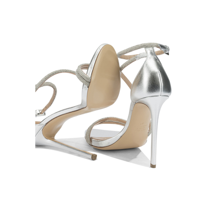 MAYFEYR - Ninalilou - Heeled Sandals - 361043MCNAPPALAMINATOARGENTO