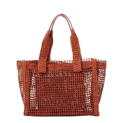 MAYFEYR - Chloè - East-West Summer Banana Raffia Tote Bag - CH26US904P08