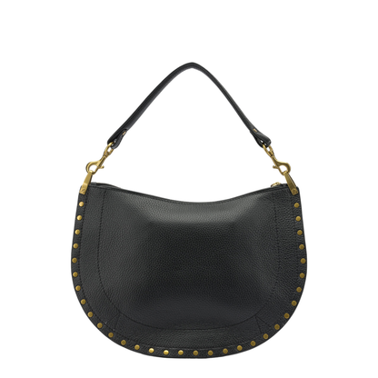 MAYFEYR - Isabel Marant - Oskan Soft Zip Medium Shoulder Bag - 25ABF0066FAC3C22M01BK
