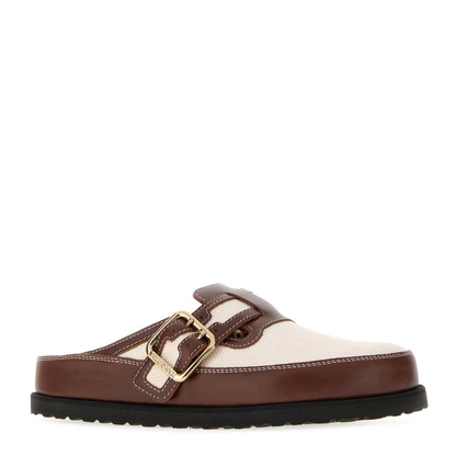 MAYFEYR - Birkenstock 1774 - Boston Bold Canvas Slippers - 1032473CINNAMON
