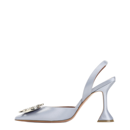 MAYFEYR - Amina Muaddi - Begum Sling 95 Mules - 16S365884BEGLILAC