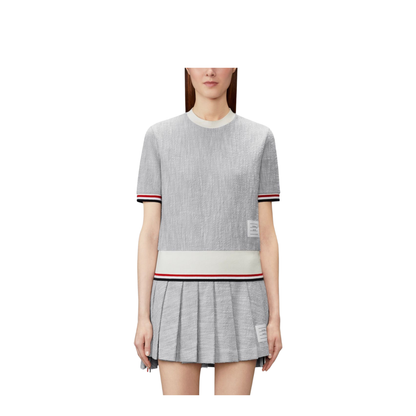 MAYFEYR - Thom Browne - T-Shirts And Polos Light Grey - FJS230AJ0194055