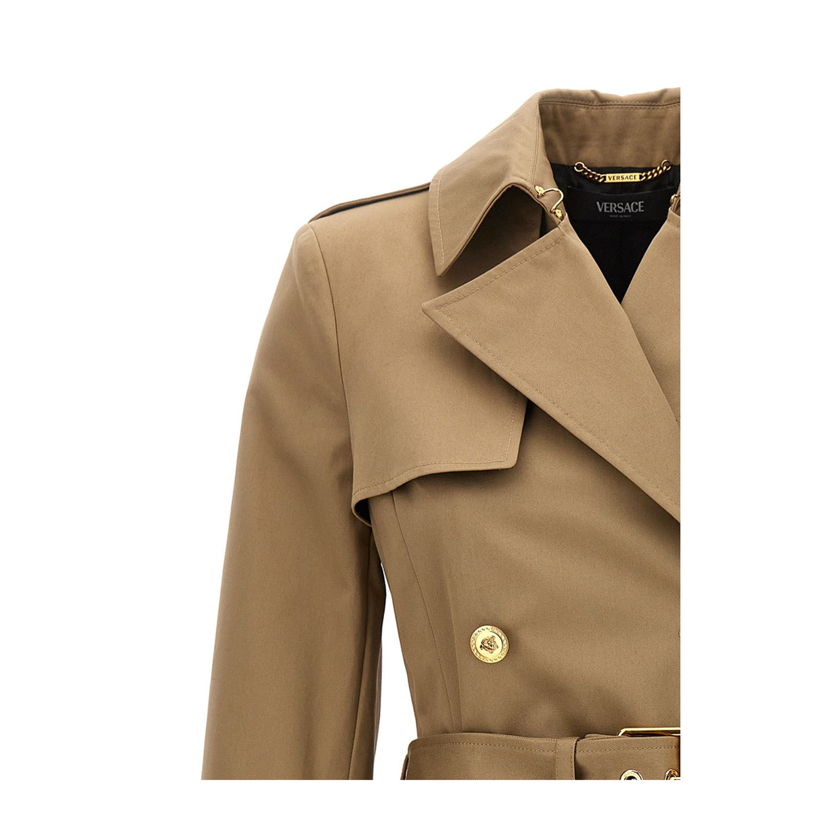 Straight Single Breasted Coat Black