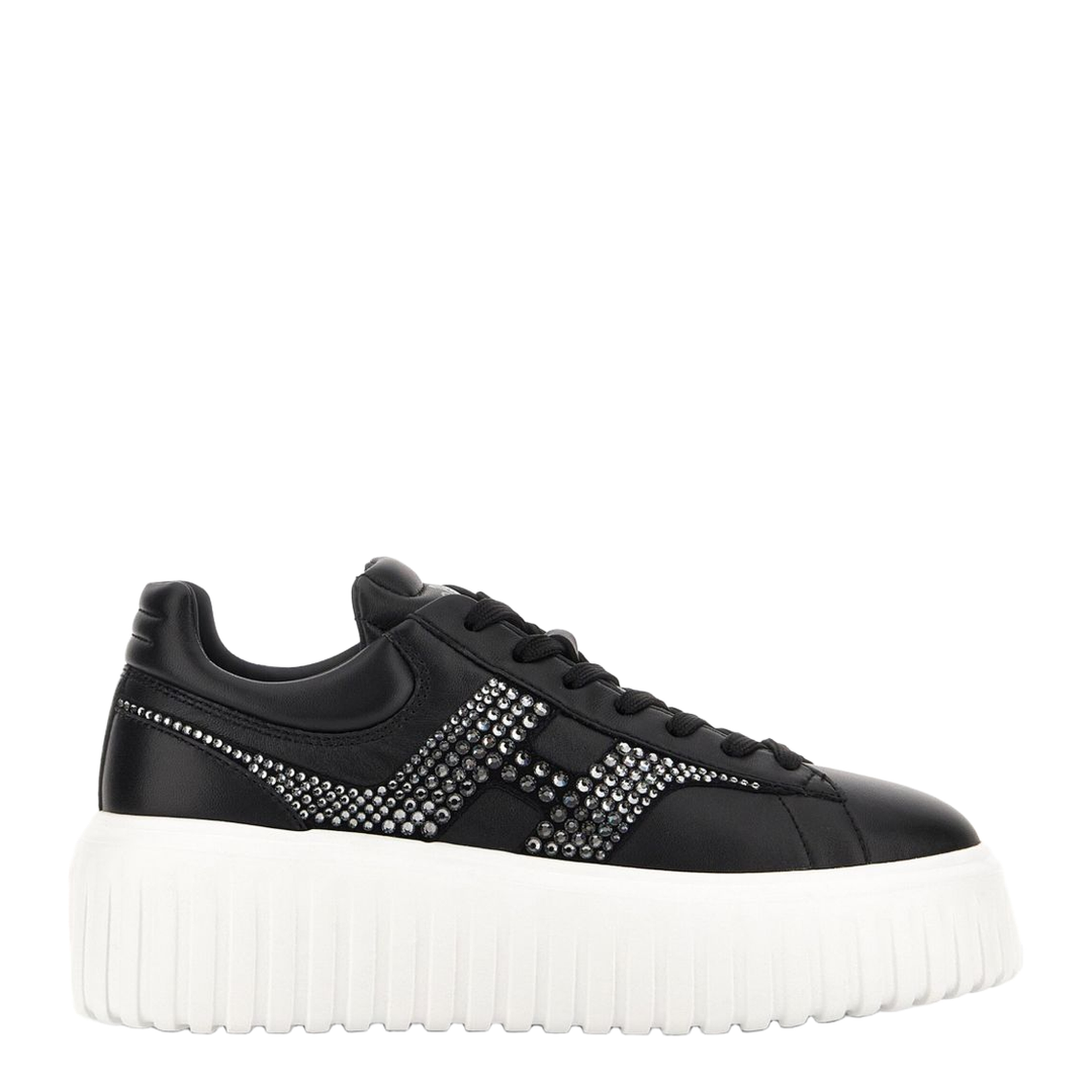 H-Stripes Sneakers Black Silver