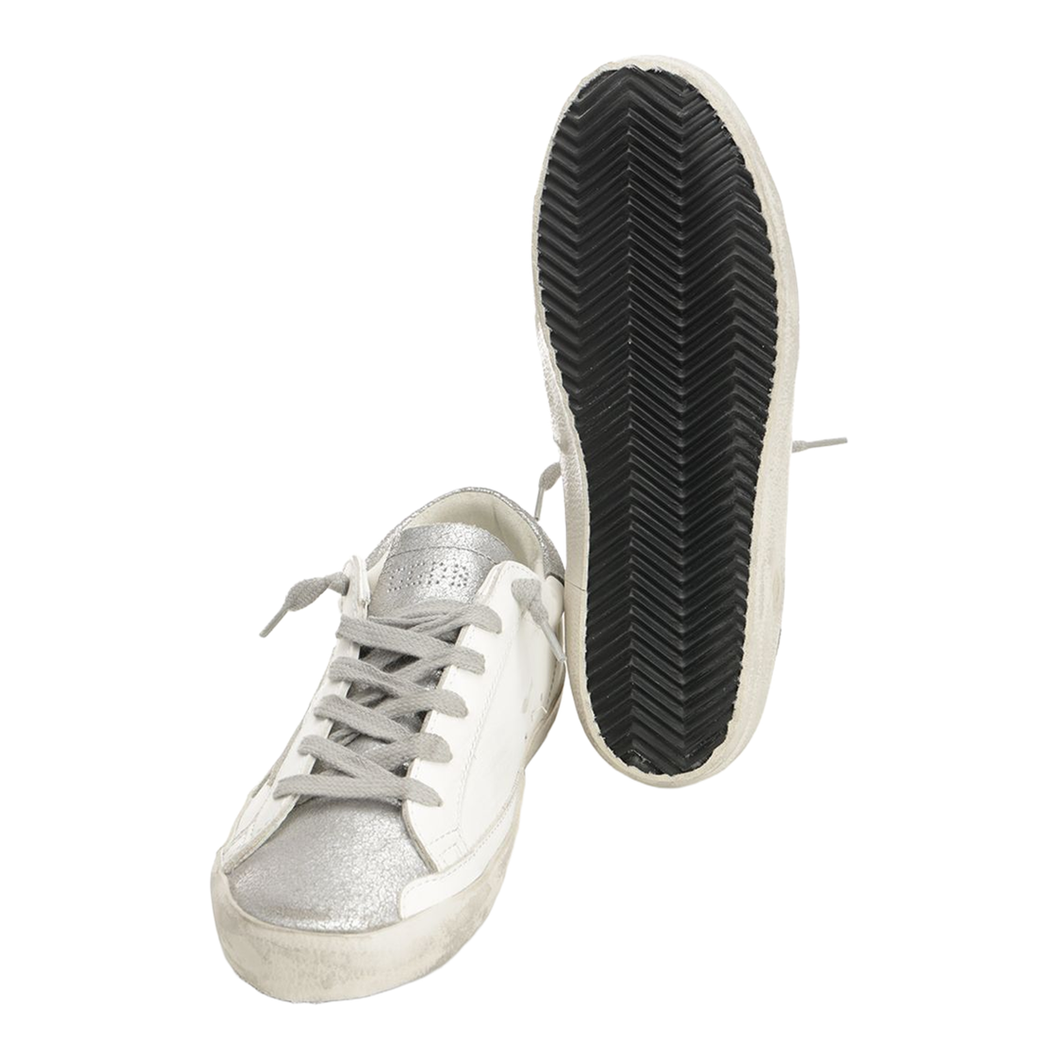 Super-Star Leather Upper and List Suede Star Laminated Suede Toe and Heel