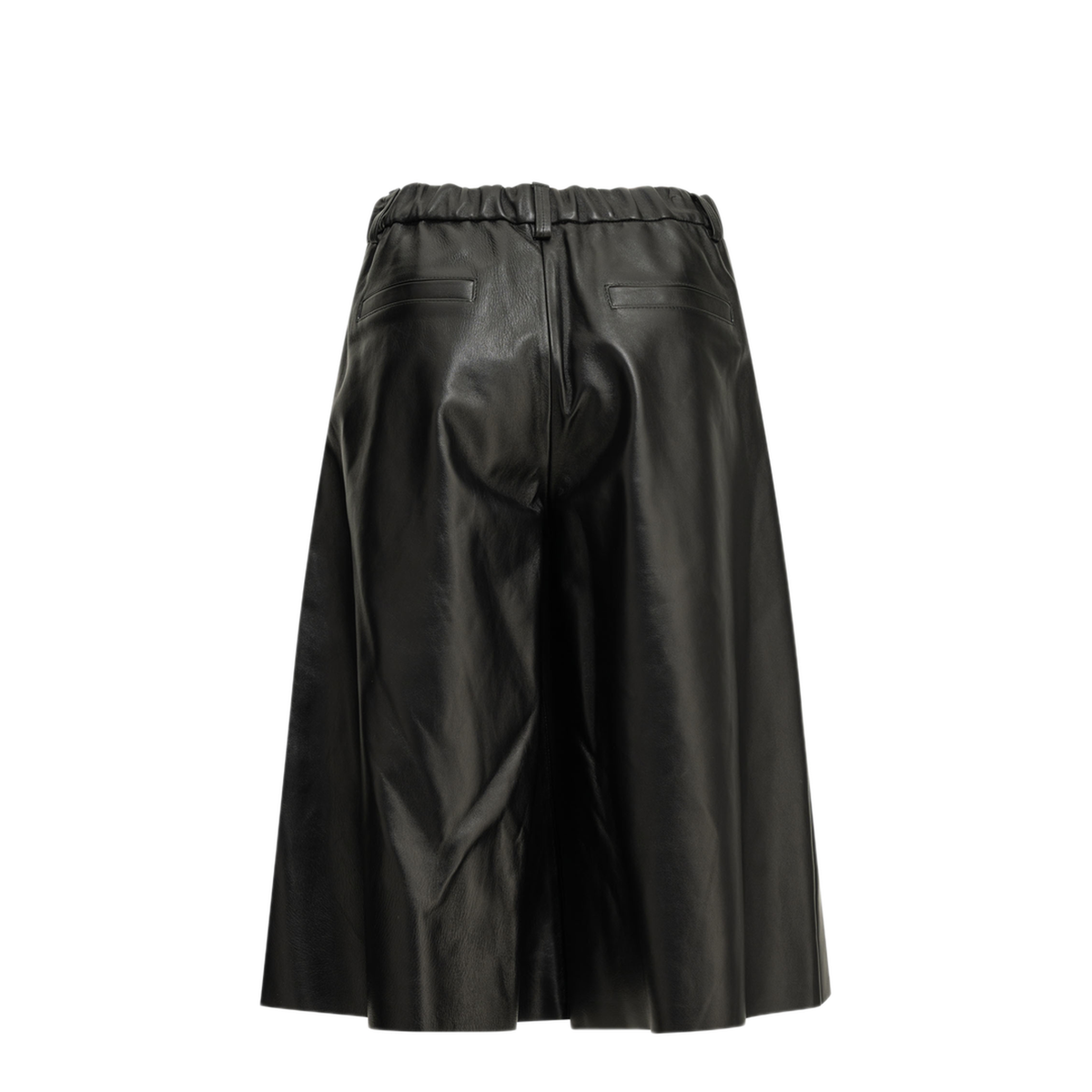 MAYFEYR - Semper - Formal Leather Shorts - 1802NAPPALISCIANERO