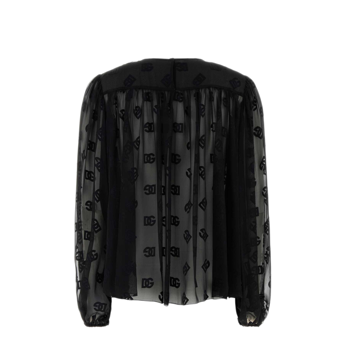 MAYFEYR - Dolce & Gabbana - Black Organza Blouse - F7AD3TFJTBRN0000