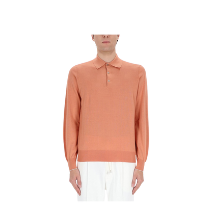 Cotton Knit Polo Shirt
