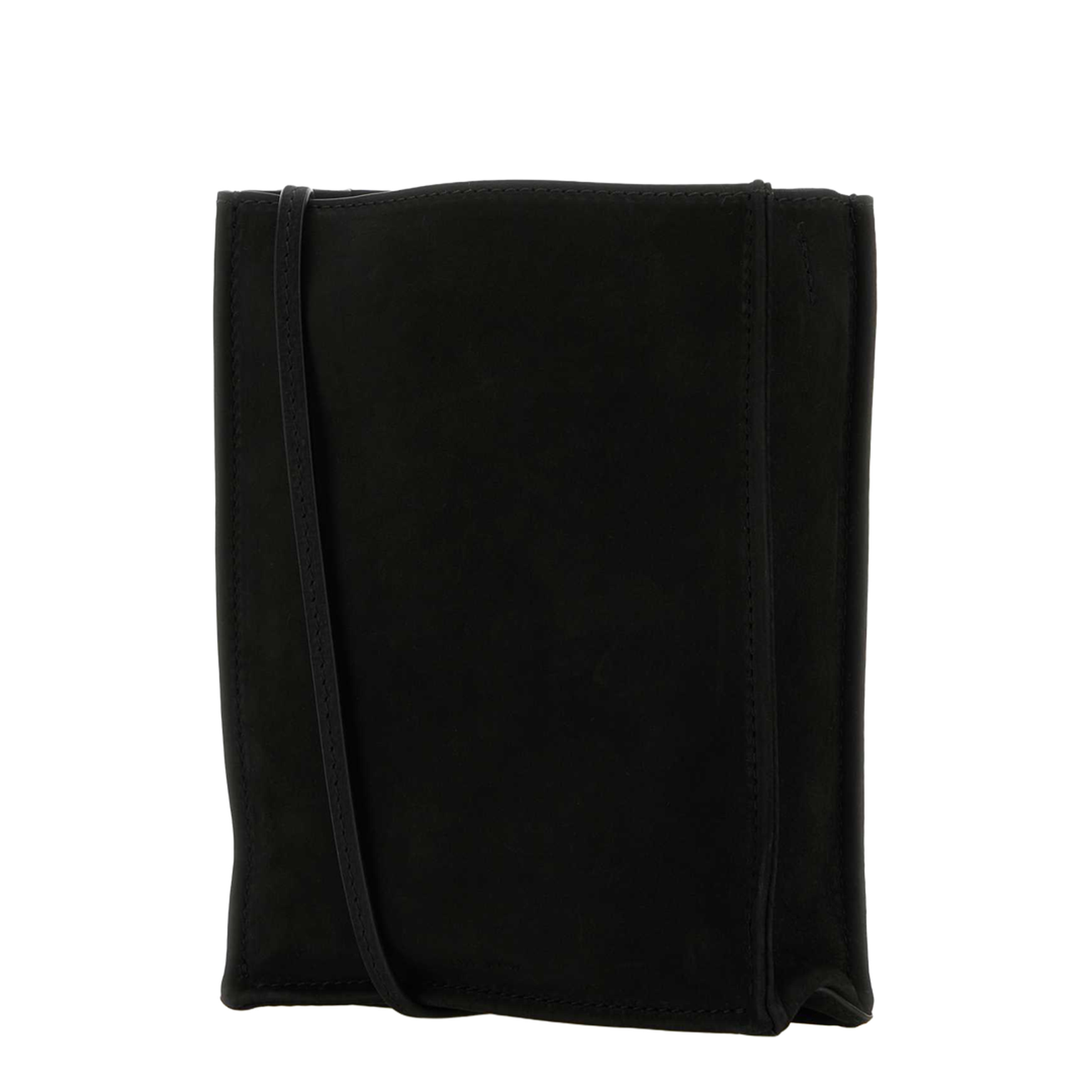 Black Nubuck Small To Go Crossbody Bag
