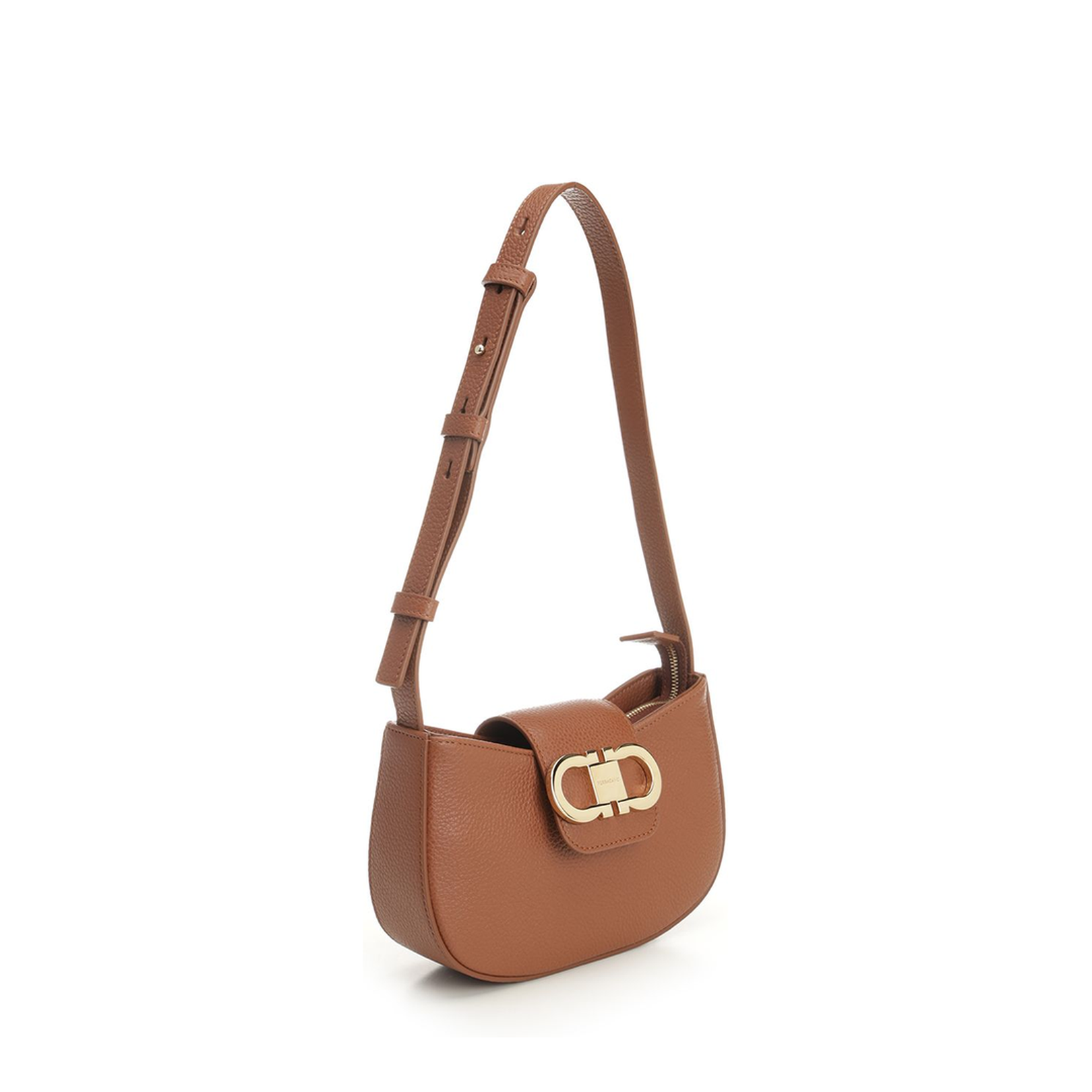 Minibag Double Gancino Small Leather Goods in White