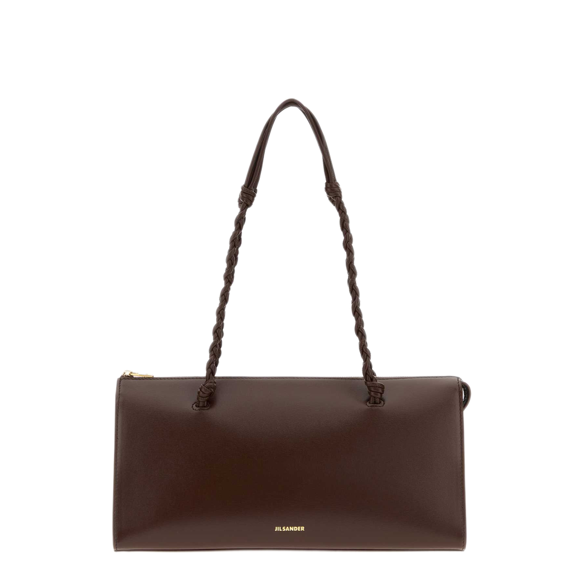 Calfskin Shoulder Bag - Dark Earth