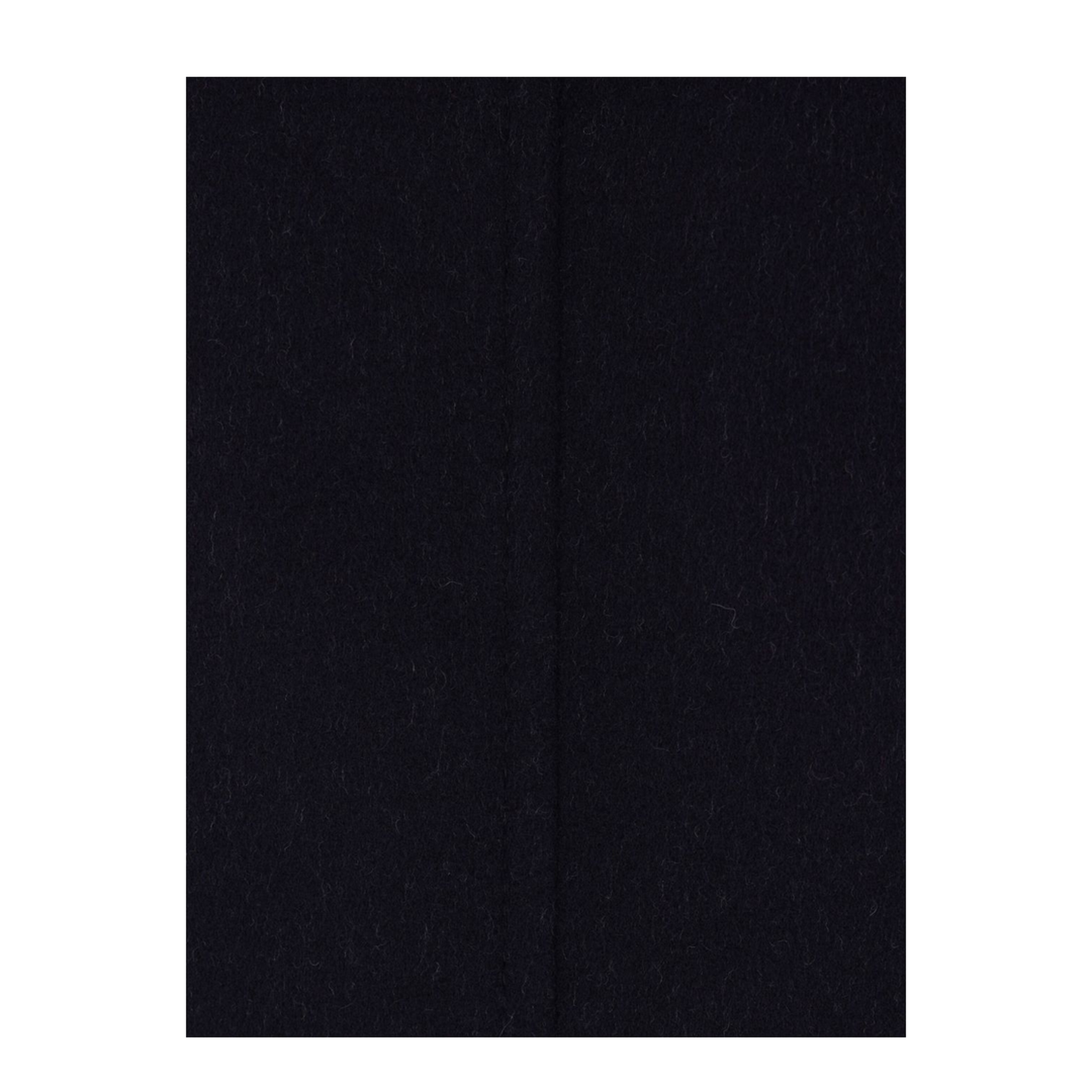 Double-Breasted Navy Blue Wool Coat