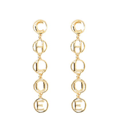 E Earrings - Gold