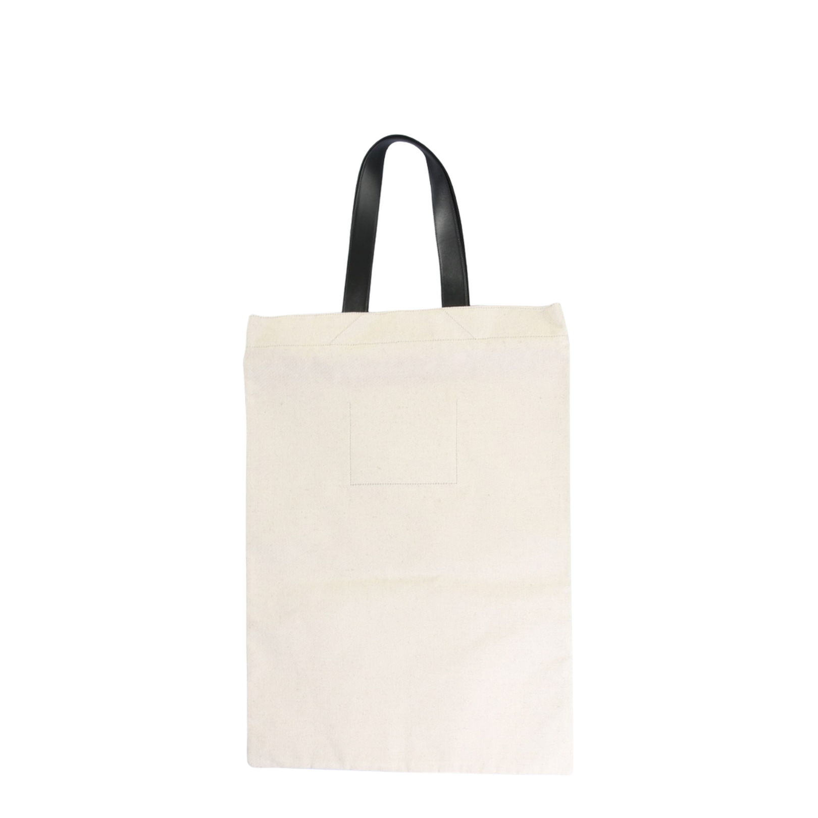 White Logo Tote Bag