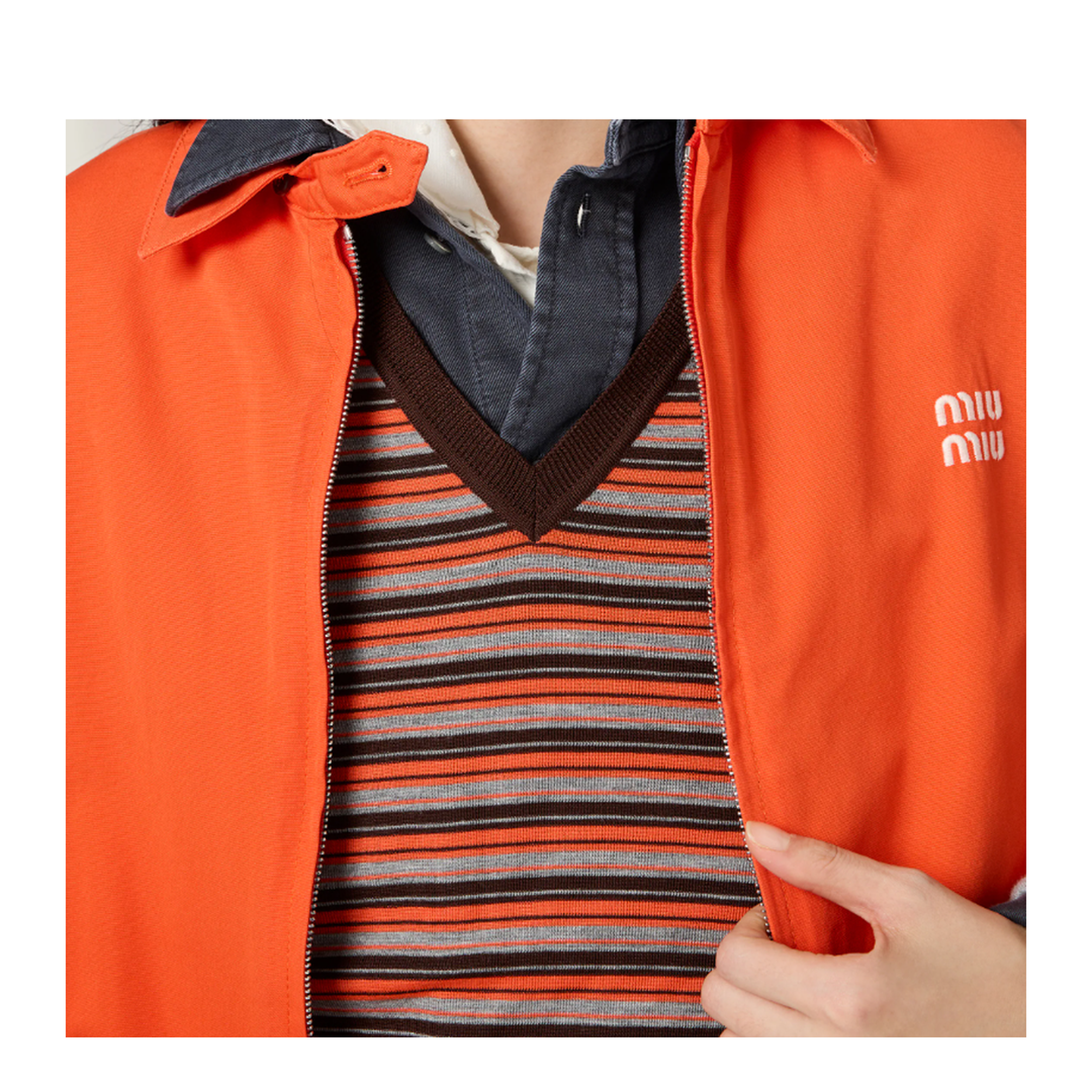 MAYFEYR - Miu Miu - Wool Stripes - MMV337SOOO1844F0049