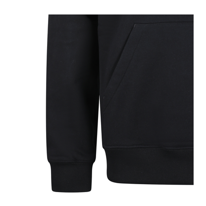 Cotton Jersey Sweatshirt with Print in Black