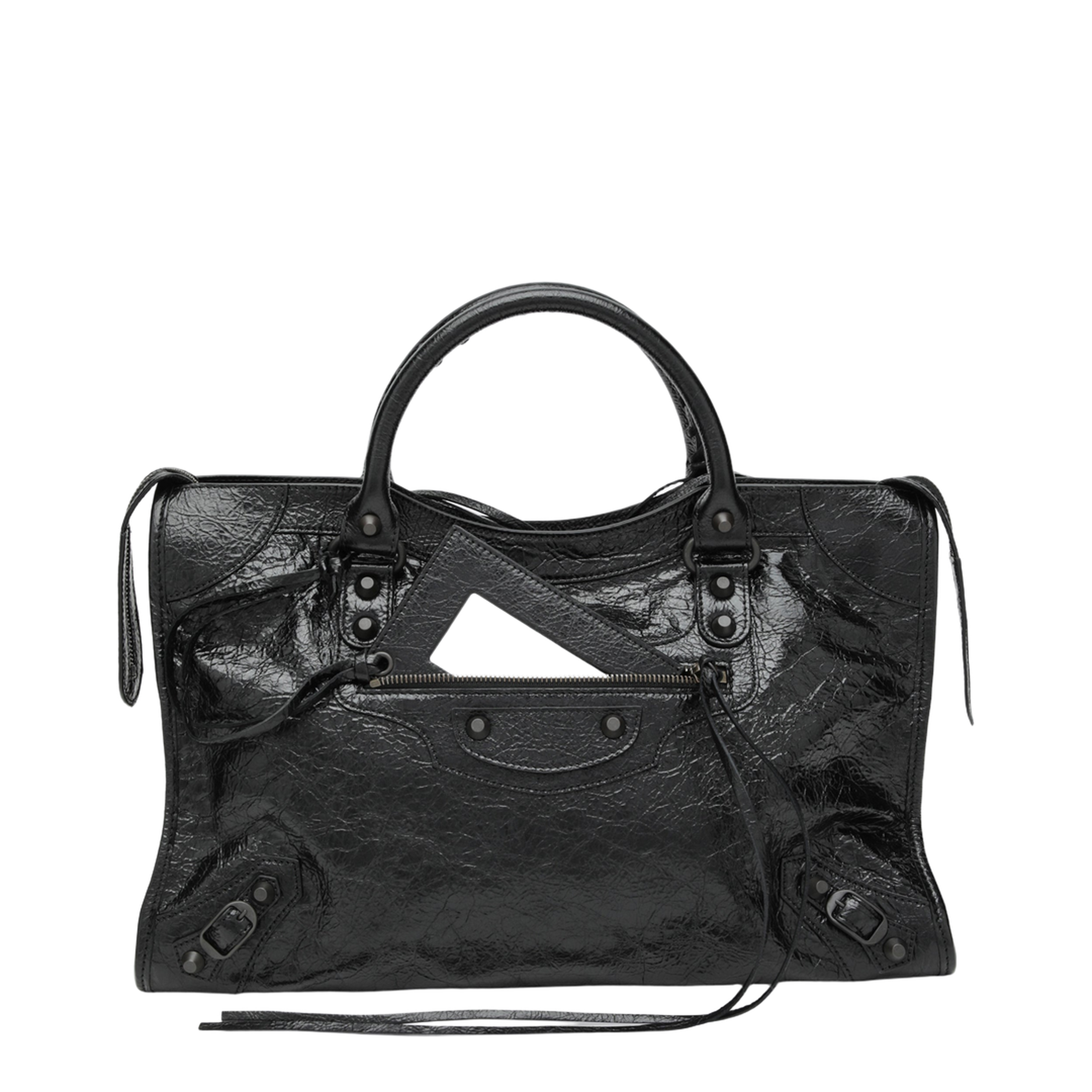 Le City Medium Calfskin Bag - Black