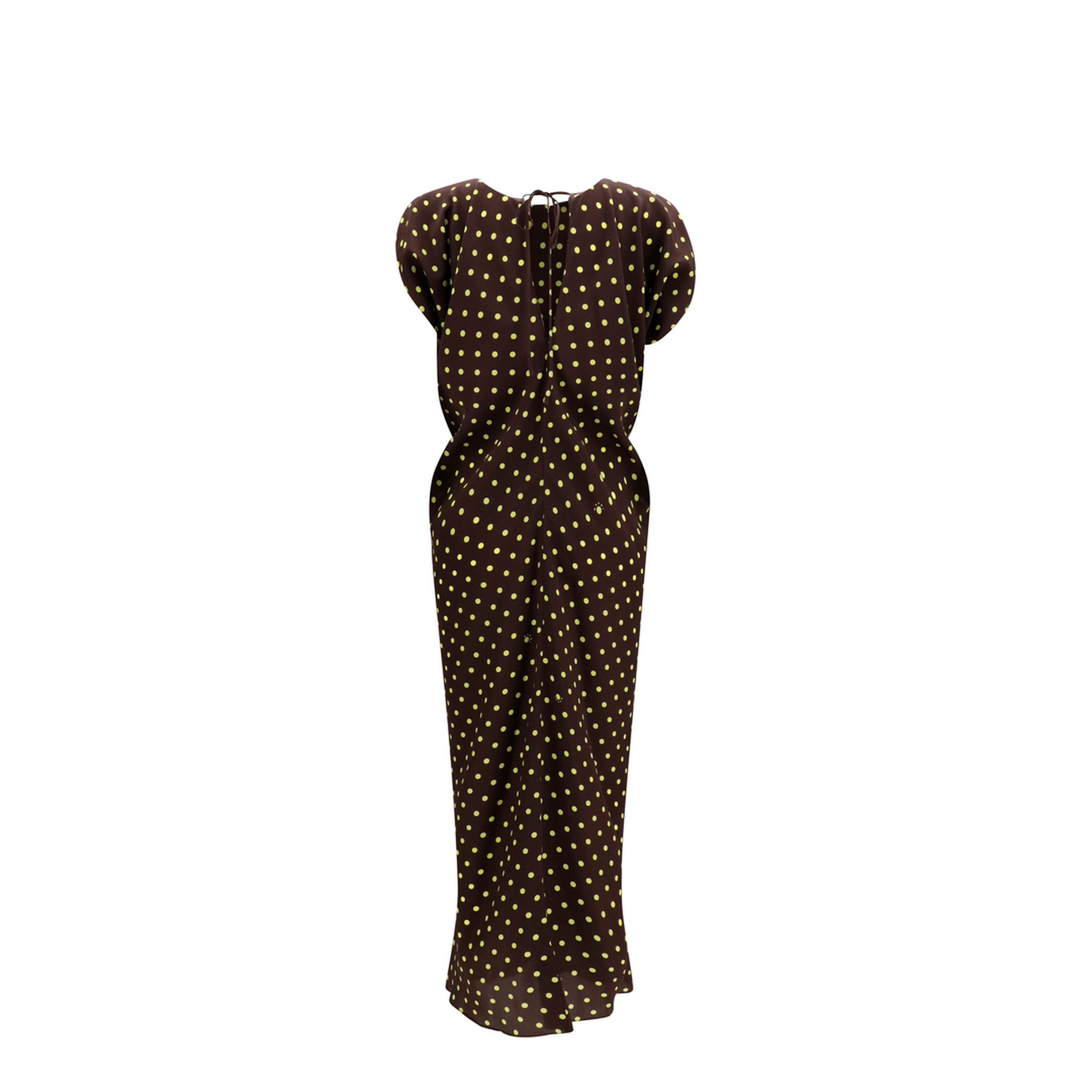MAYFEYR - Marni - Printed Polka Dot Crepe Dress - ABMA1596A0UTSG59PRM53