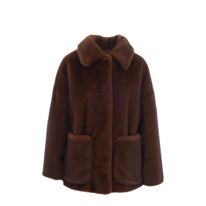 MAYFEYR - Herno - Faux-Fur Patch-Pocket Short Coat - GC000600D127398800