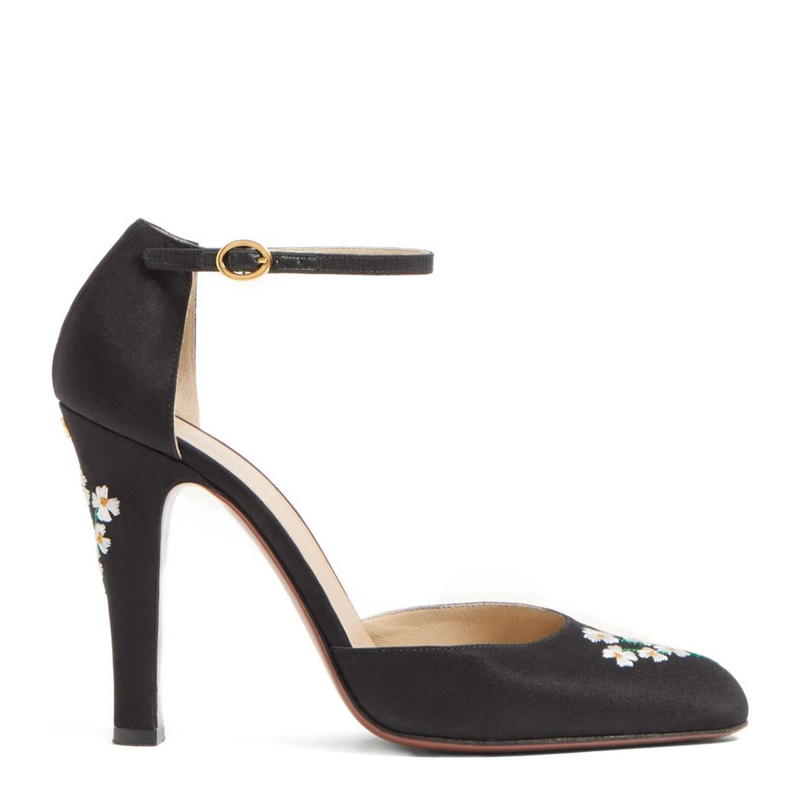 Embroidered Pumps - Black