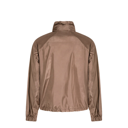 Unlined Jacket in Membrane Silk