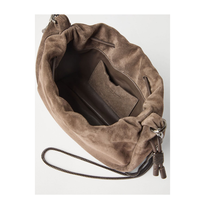 Suede Leather Shoulder Bag