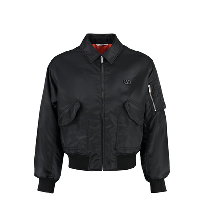 Nylon Bomber Jacket