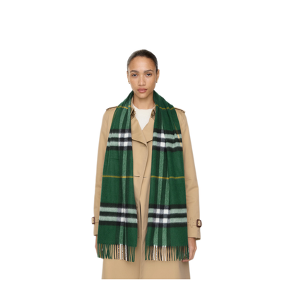 Embroidered Cashmere Scarf