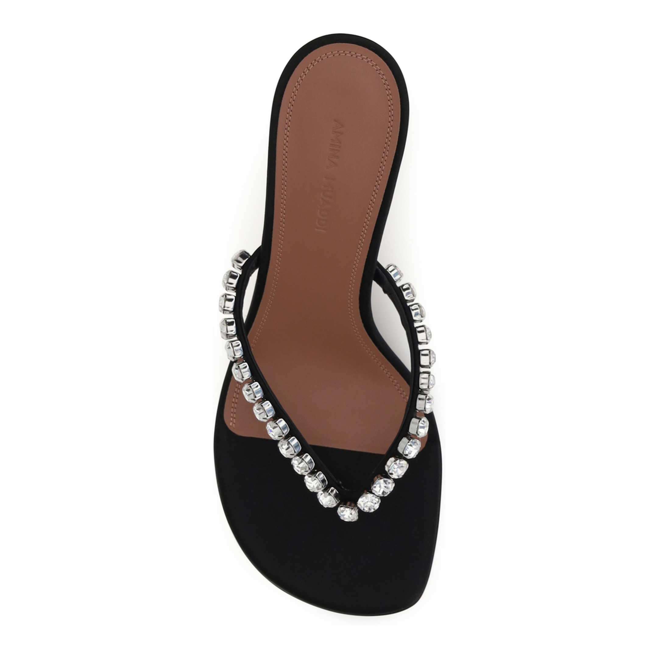 MAYFEYR - Amina Muaddi - Crystal-Embellished Thong Sandals - 15S366205GIG