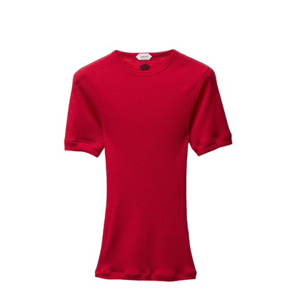 Ribbed Cotton T-Shirt