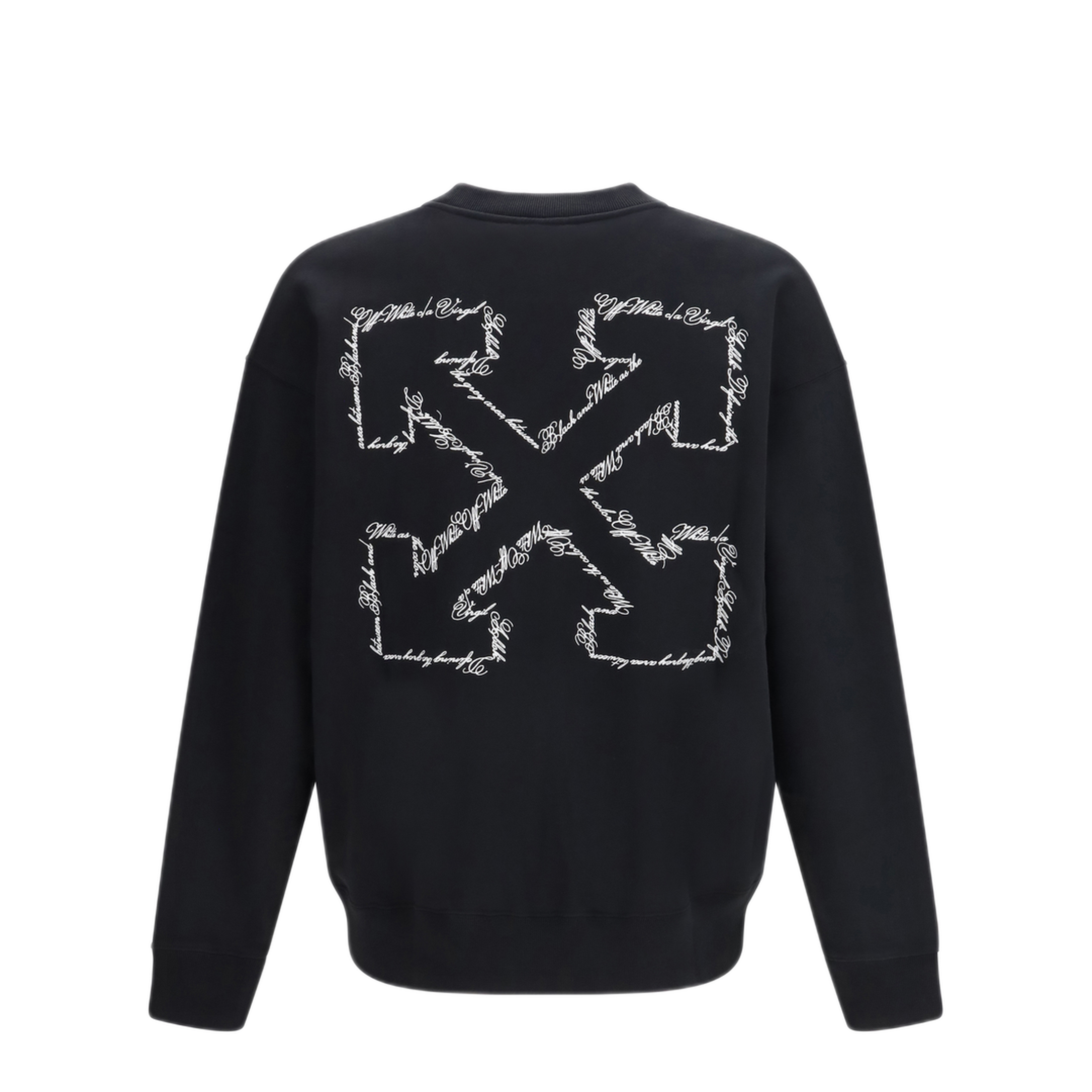 MAYFEYR - Off-White - Script Arrow Crewneck Sweatshirt - 44MBA054S26F0010010001