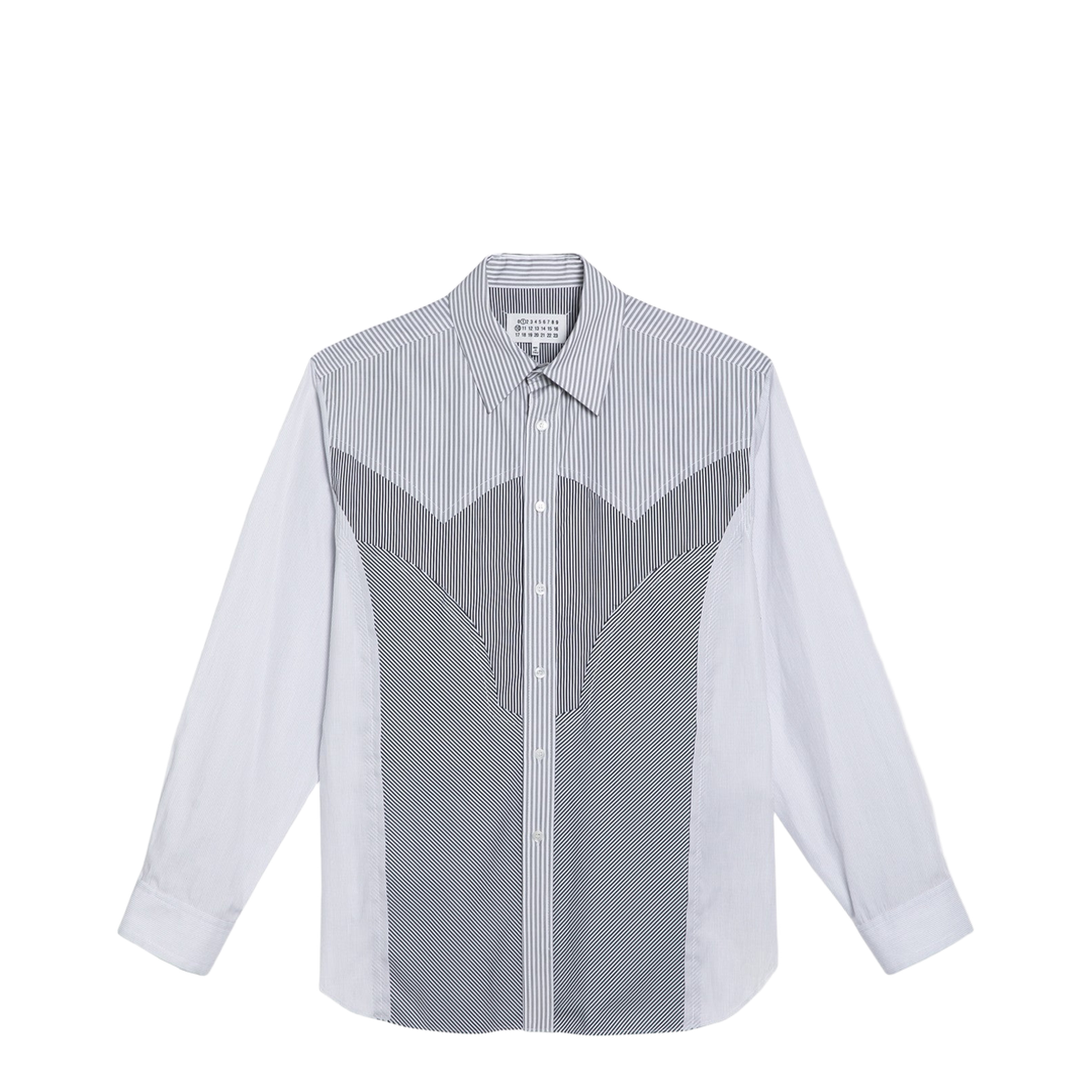 Striped Patchwork Shirt