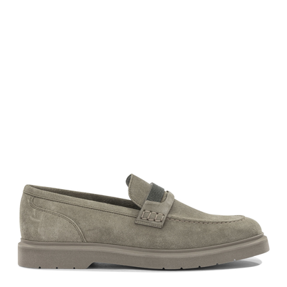 MAYFEYR - Brunello Cucinelli - Suede Loafers With Charm - MZSFG2370C8850X