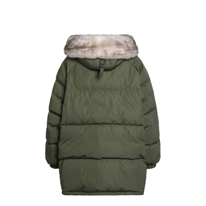 Military Green Re-Nylon Padded Jacket