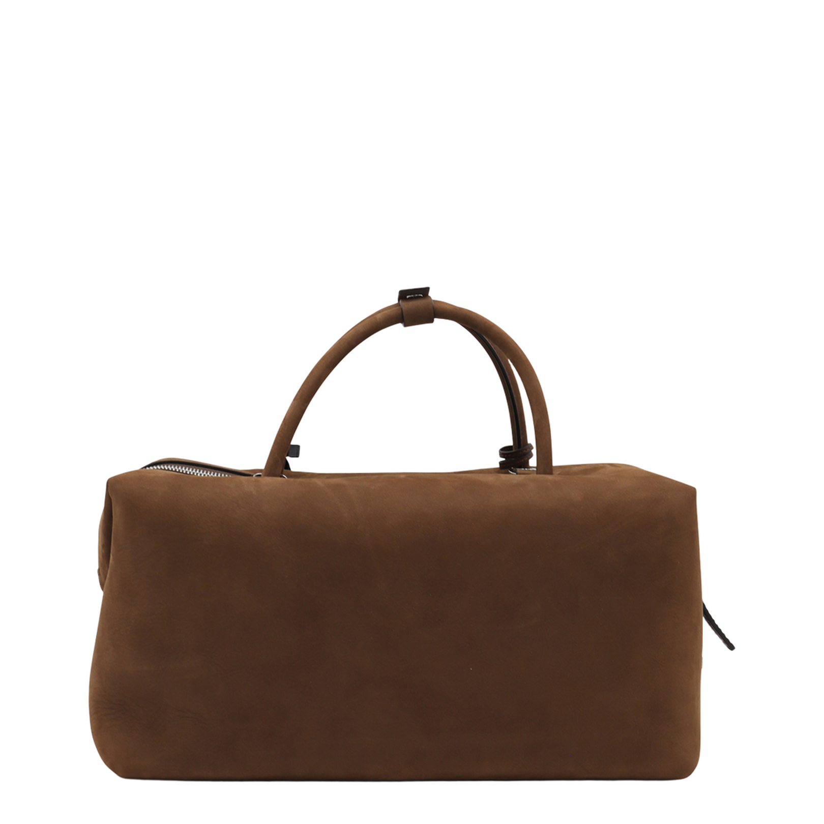 Large Nubuck Leather Boston Bag