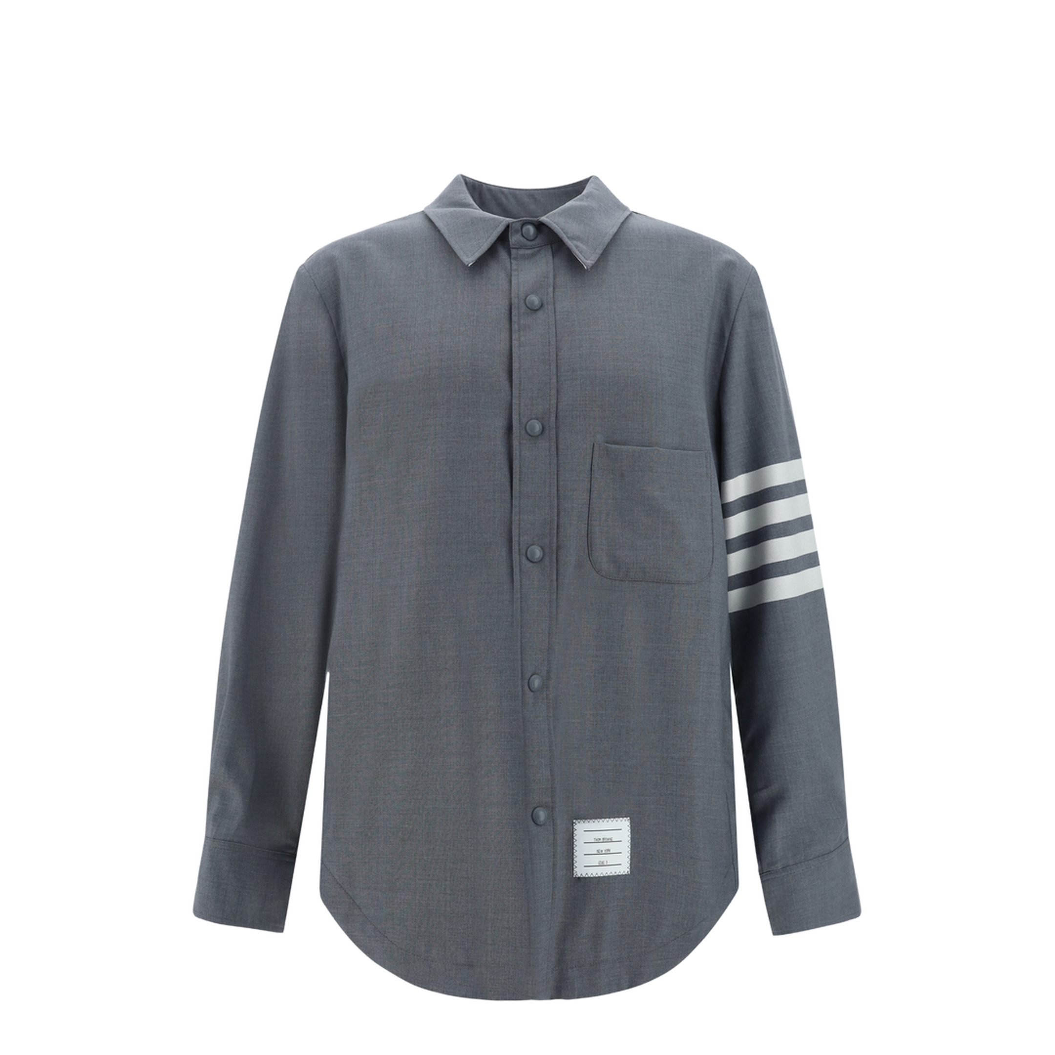 MAYFEYR - Thom Browne - Wool And Cotton Blend Shirt - MJO055A06146