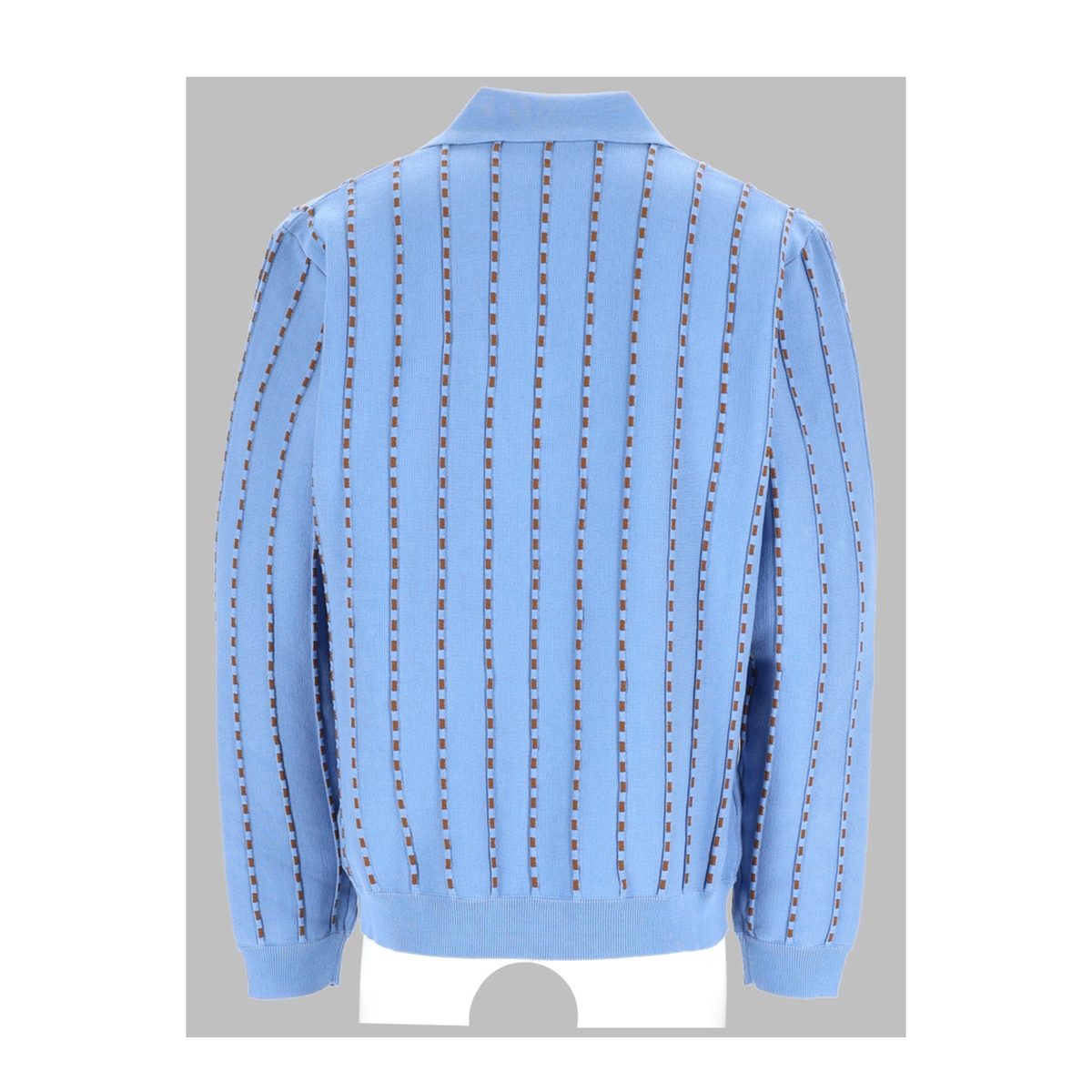 Light Blue Cotton Knit Jumper