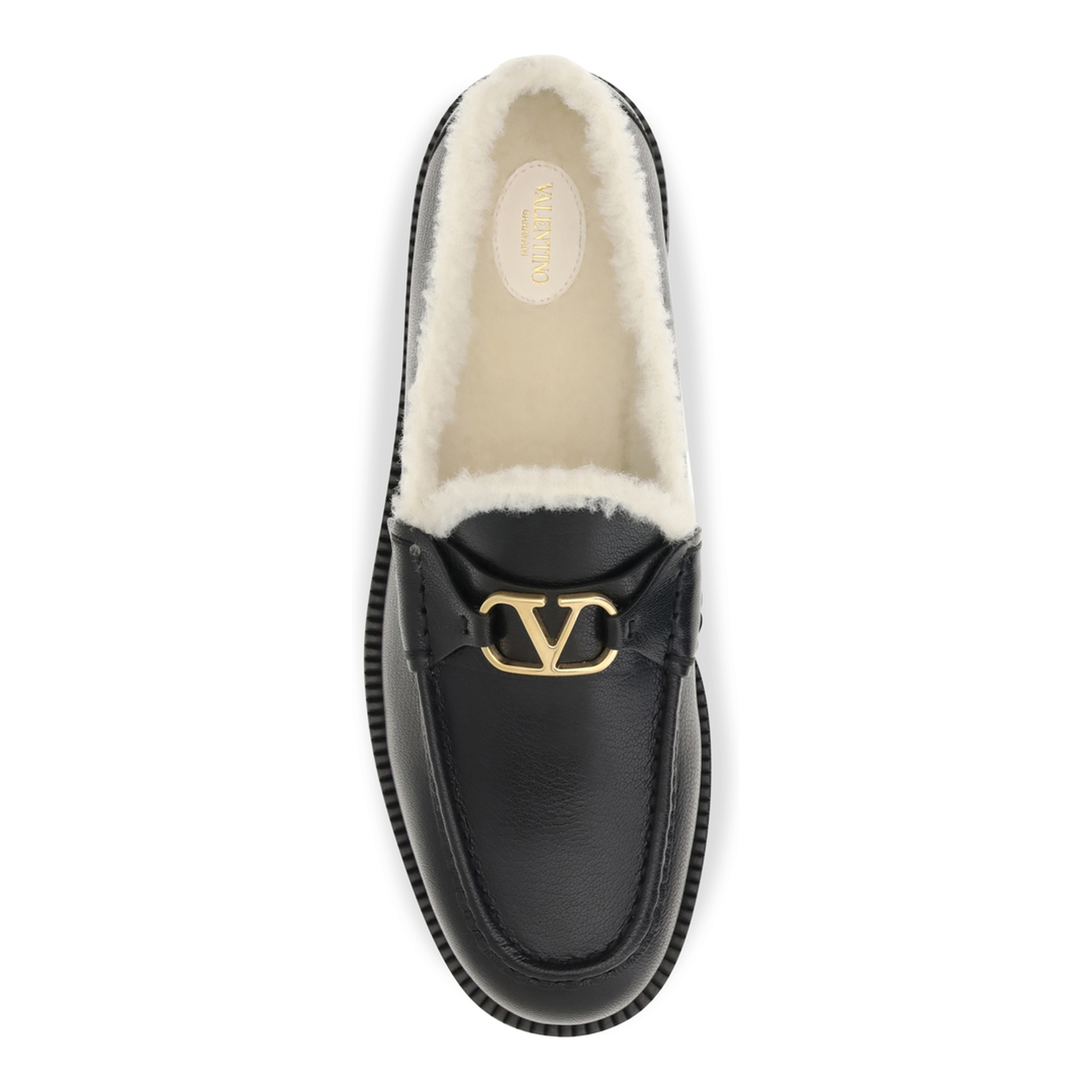 MAYFEYR - Valentino - Vlogo Fur Loafers - 7W0S0NF5JJJ0NI