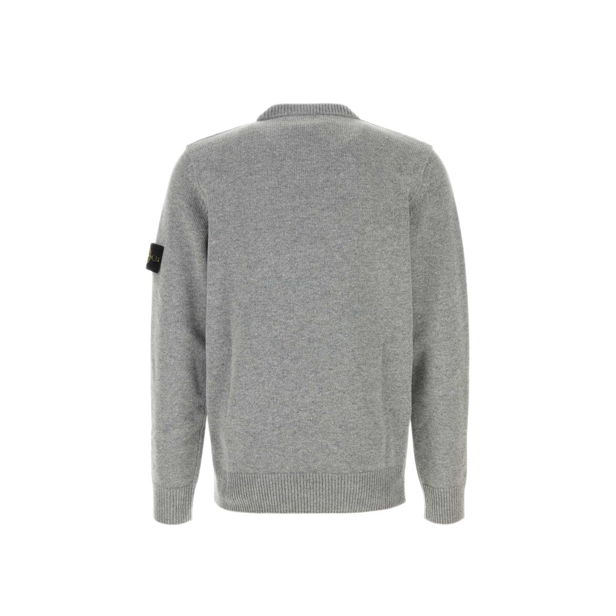 Crew Neck Grey Melange Sweater