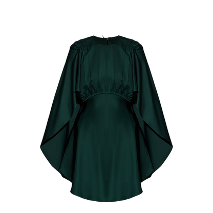 Dress with Decorative Draping