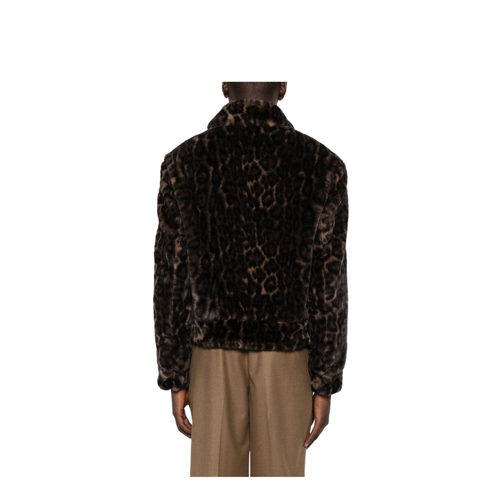 Animal-print Faux-Fur Blouson