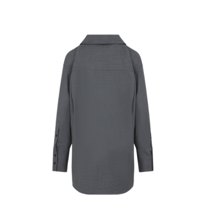 MAYFEYR - CO - Grey Wool Overshirt - 1730LPMW026