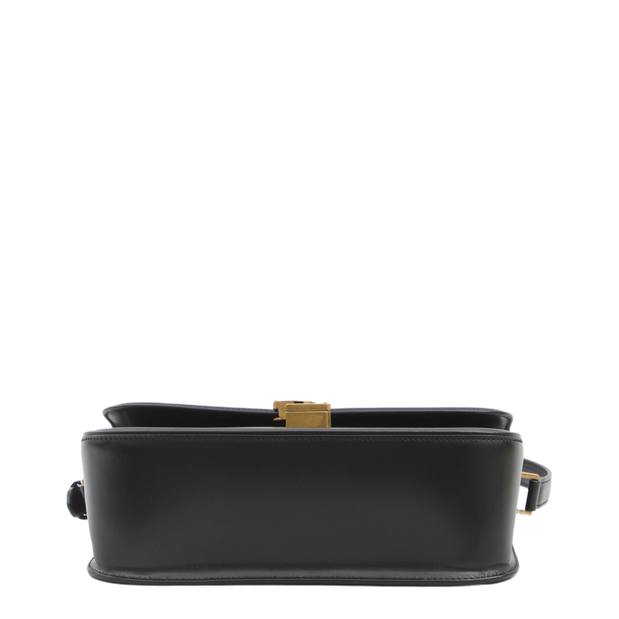 Solferino Medium Leather Shoulder Bag - Black