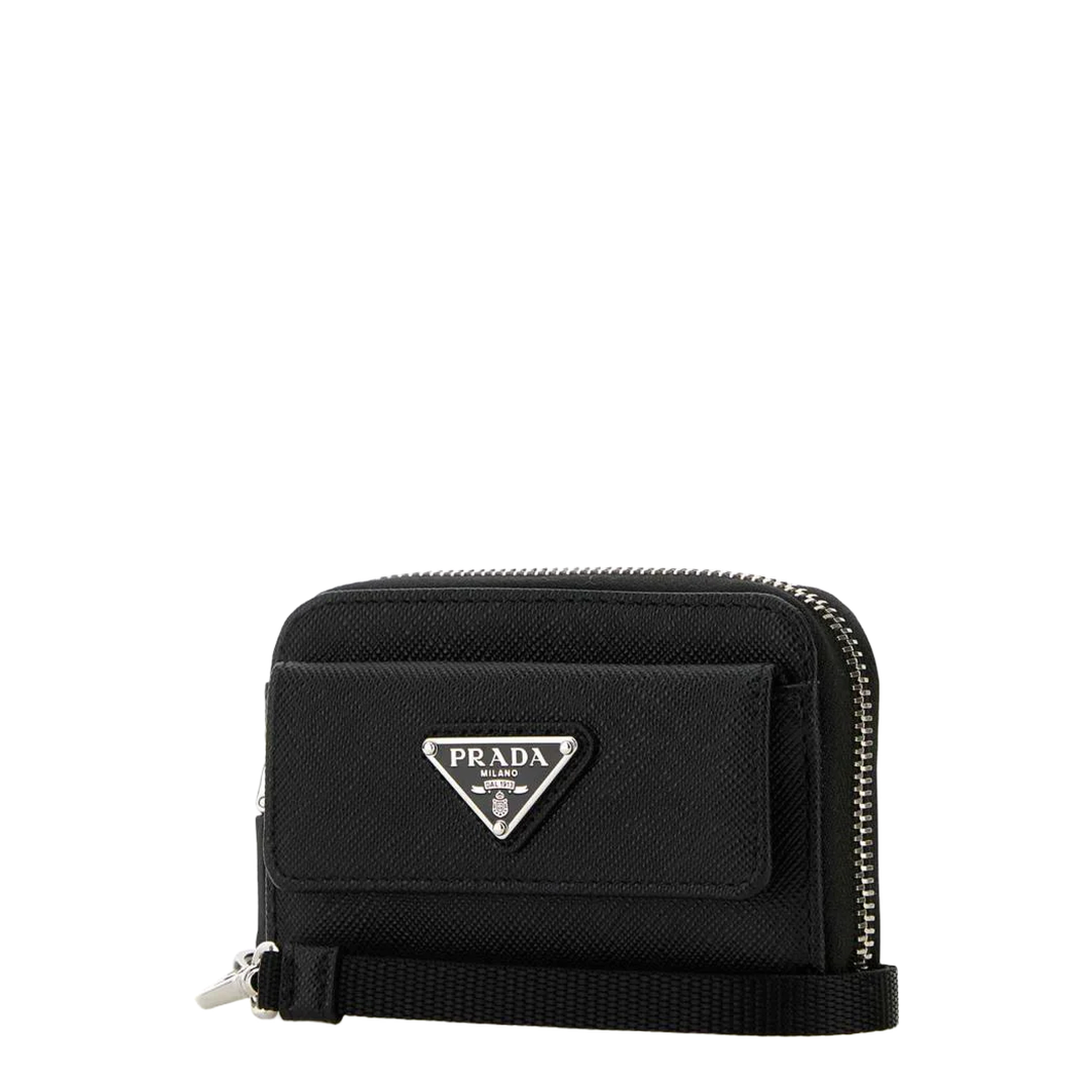 Black Saffiano Leather Coin Purse